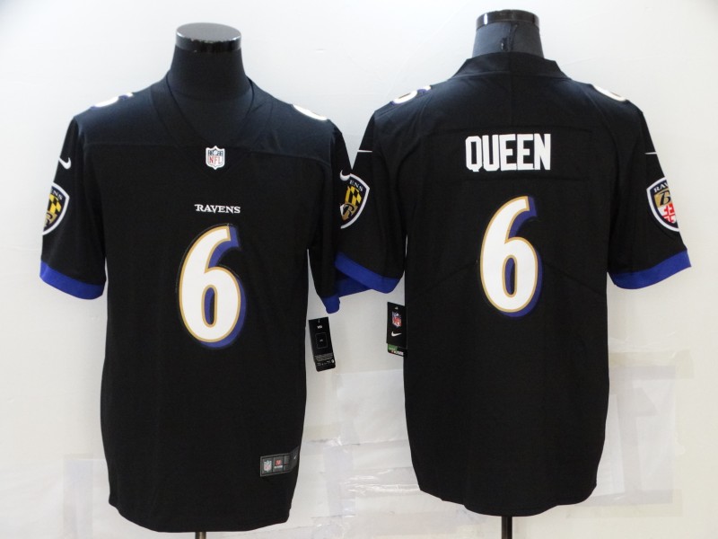 Men's Baltimore Ravens #6 Patrick Queen Black Vapor Untouchable Limited Stitched Jersey Men's Baltimore Ravens #6 Patrick Queen Black Vapor Untouchable Limited Stitched Jersey